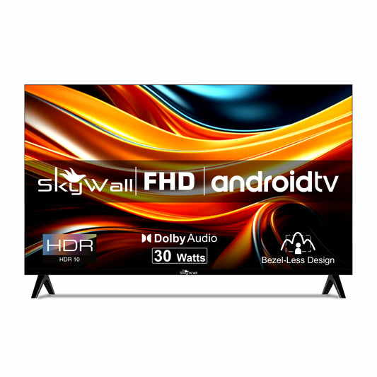 SkyWall 108 cm (43 inches) Full HD Smart LED TV 43SW-Voice (Frameless Edition) | With Voice Assistant